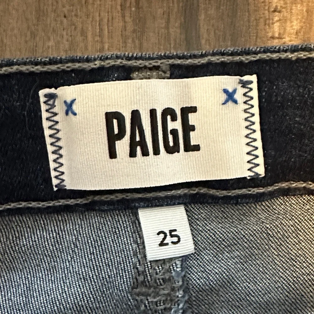 PAIGE Dark Genesee Crop Jeans - Picture 2 of 8